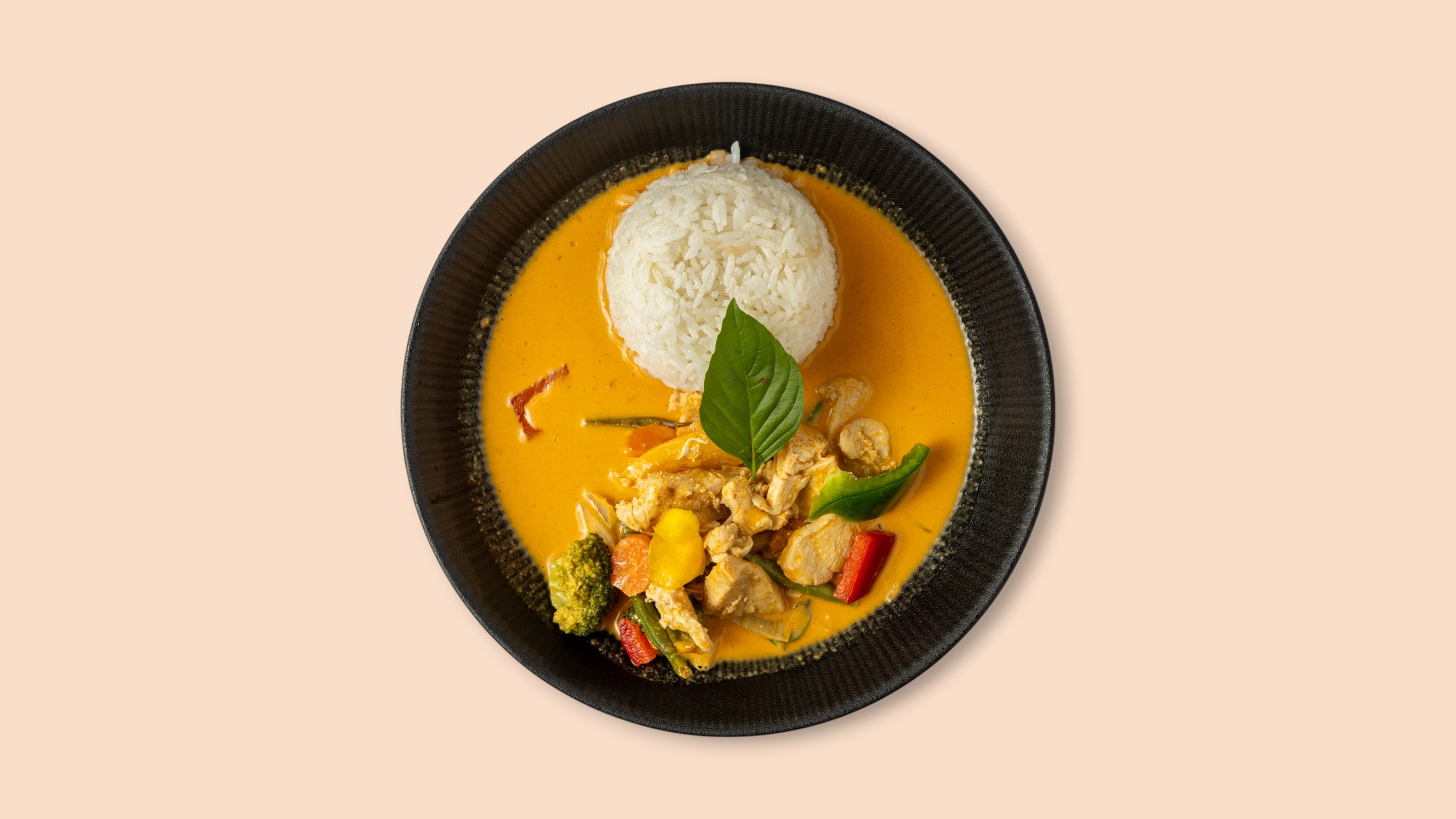 Rotes Thai Curry mit Gemüse